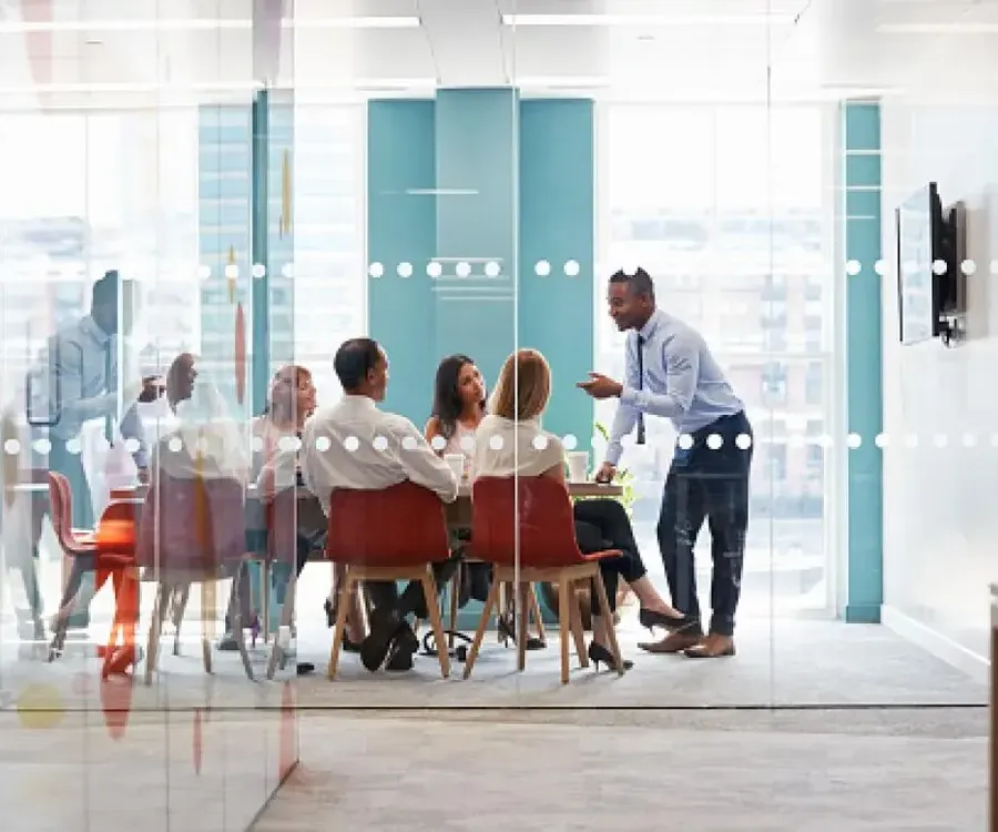 Founders in board meeting